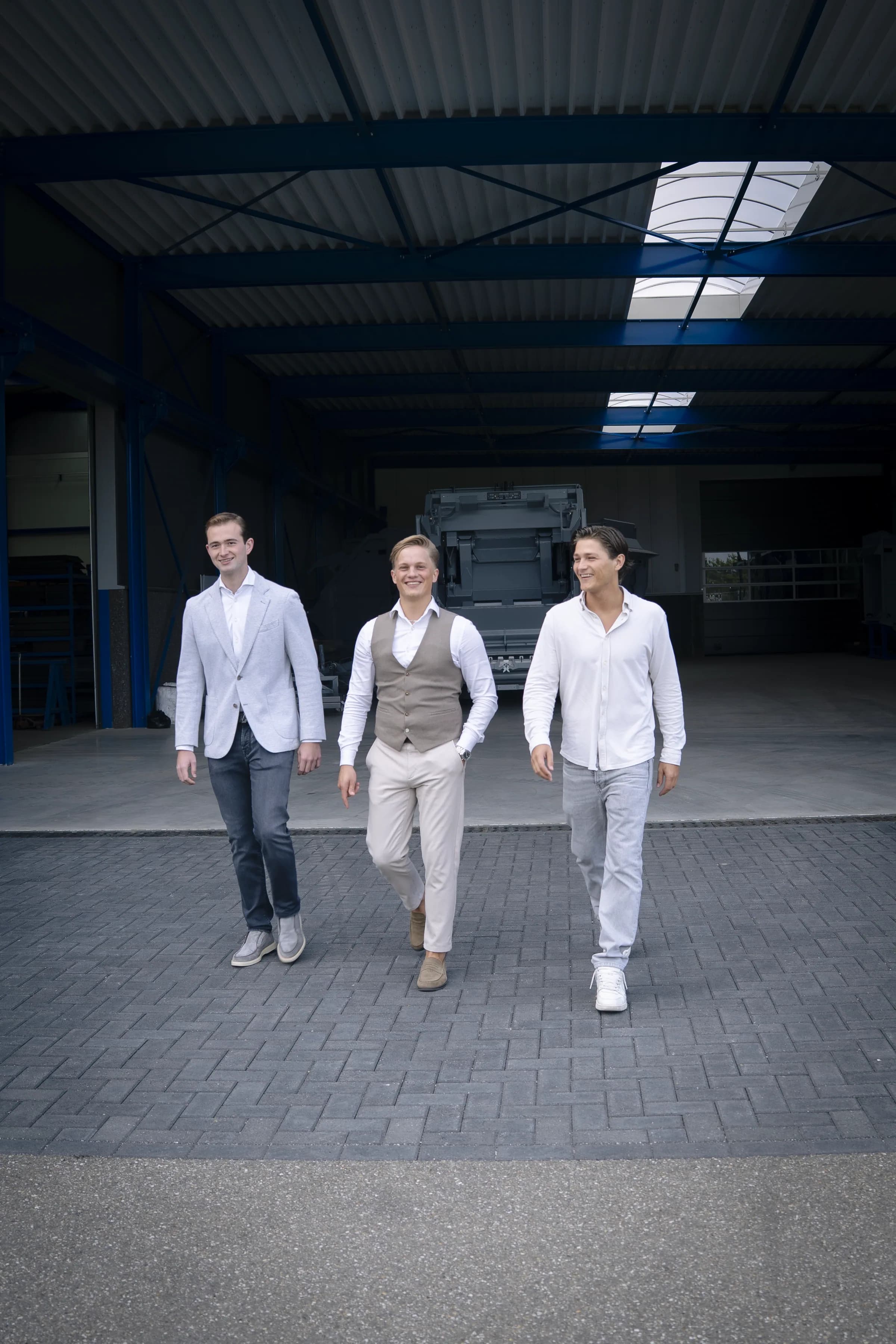 Het team van Mentro op de werkvloer