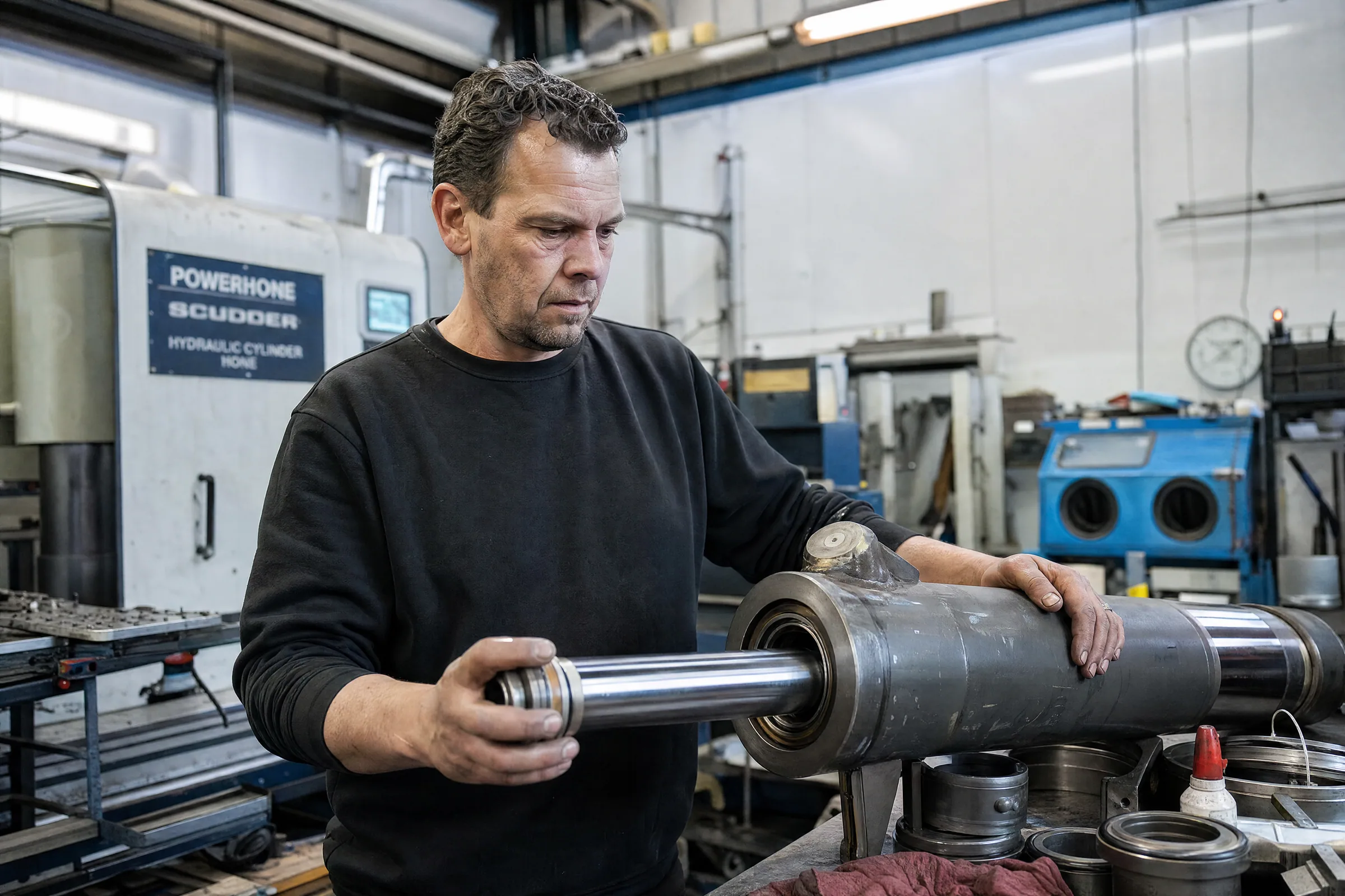 Monteur hydrauliek cilinders