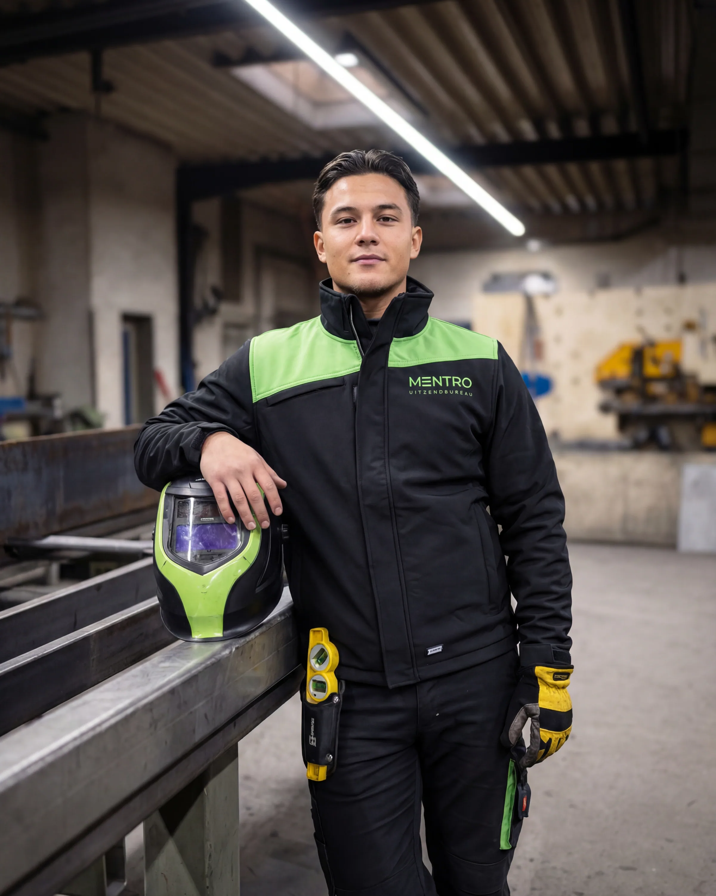 Vakman aan het werk